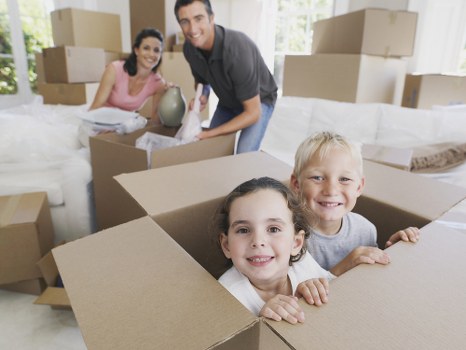 Student removals team helping with boxes and furniture in Catford