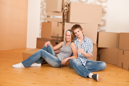 Packing and loading furniture for a Catford removal