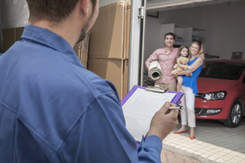 Commercial removal van support for a Catford business move